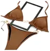 Designer Bikini Badpak Vrouwen Sexy Badpak Dames Backless Split Brief Veelkleurige Zomertijd Strandbadpakken Wind Badmode