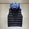 Ontwerper Maya Mens Down Vesten Frankrijk Hoed met letters Vesten geborduurde borstbadge Warm Outerwear Winter Jackets