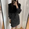 Sweet Chic Sexy Polka Dots Female Arrival Women Lady Brief High Waist Slim A-line Dresses Free Shawl 210525