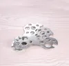 Bicycle Flat Hexagon Wrench Portable Multi-holes Bike Repair Tool Handheld Wrench for Removing Installing Screws