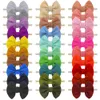 2021 grátis DHL 30 cores bebê recém-nascido Big Bow Carneiras cor sólida doces Hairbands bonito para miúdos Meninas Headwrap Acessórios de cabelo