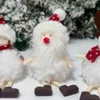 Décorations de Noël Père Noël Bonhomme de Neige Poupée En Peluche Ange Fille Pendentif Ornements D'arbre De Noël w-01261