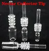 Embouts de quartz givrés de haute qualité pour collecteur de Nector 10 mm 14 mm 18 mm outil de Dab à ongles à Quartz à Joint mâle pour plates-formes Dab bong9817754