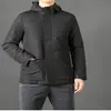 Лучшие меховые пальто мужская классическая повседневная куртка наружная съемная шляпа для защиты от ветра и тепла