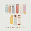 Spring Summer Kids Baby Above Knee High Socks For Boy Child Girl Cute Shaped Tube 0-8y 3pairs/ Pack