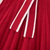 LZH Toddler Girls Sweater Dress 2021 Autumn Winter Kids Casual Knitting Long Sleeve Princess Dress For Girl Red Children Clothes Q0716