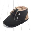 Eerste Walkers Aankomst Winter Katoen Baby Boot Schoenen Lace-up Warm Born Boy Walking Shoe Ptddler 0-18 Maand