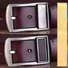 Diseñador de primera calidad Pin de cuero para hombre Cinturón de hebilla Clásico de lujo Moda antigua Casual Pure Pure Jeans Black Brown Cinturón para hombre