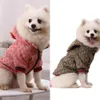 2022クリスマス秋冬暖かいパーカージャケット犬のデザイナーのためのプリントペット服ジッパーフード付き素敵なブルドッグキャットペット製品供給GW6W339