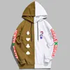 Japan Anime Hunter X Hunter Print Men Hoodies Sweatshirts Hoodie Patchwork Tunna kläder Hip Hop Streetwear Tops H1227