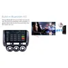 Radio dvd de voiture 9 pouces MP5 lecteur multimédia Quad Core Android 10 système GPS pour Honda Jazz manuel AC 2002-2008