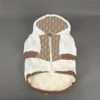 Fashion Splice Pet Coat Jacket Cappotti di lana di agnello Abbigliamento per cani Abbigliamento casual per cani Teddy Schnauzer Bulldog