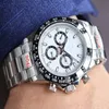 Classic Mens Watch 40mm Automatic Mechanical Watches Ceramic Bezel Two-Color Inlay Stainless Steel Strap Men Watch Living Waterpro238i