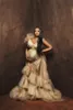 V Neck Pregnant Women's Prom Dress Maternity Ruffles Robes for Photo Shoot or baby shower Luxury Plus Size Gowns