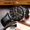 Reloj Hombre LIGE Brand Luxury Men Watch Casual Leather Sports Watches Mens Waterproof Analog Quartz Clock Chronograph 210527