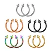 Nieuwe Cool Horseshoe Stud Sieraden Anti-Allergische 316 Roestvrij staal Perforatie Neu Ringen voor Mannen Vrouwen