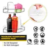 Étagère d'angle de salle de bain en acier inoxydable Douche Shampooing Savon Étagères cosmétiques Accessoires de cuisine Organisateur de stockage Rack Holder 210724