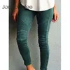 Joloo jolee mulheres grandes calças jeans cintura alta calças pretas elástico skinny estiramento feminino lápis 211124