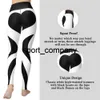 Klassieke witte leggings vrouw panty fitness leggings sexy training sportkleding zwarte hart vrouw kleding 2021