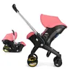 Luxe Baby Stroller 4 In 1Rolley Born Car Seat Travel PRAM Stoller Bassinet Pushair Carrage Basket Strollers#12921