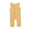 Jumpsuits Baby Boy Girl Striped Sleeveless Romper One Piece Pajamas Outfit Summer Clothes3810408