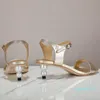 2021 zomer dames sandalen lederen hoge hakken parel decoratie casual mode zwarte een woord gesp riem fee stijl kantoor dames schoen