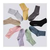 10 paires/lot femmes coton chaussettes Simple beauté anglais mot Pure lumière/foncé couleur groupe haute qualité automne hiver chaussettes 211221