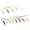 100st / parti 20x17mm DIY EARRING FÖLJNINGAR Örhängen Clasps Hooks Fittings Smycken Göra tillbehör Iron Hook Earwire