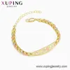 75468 Xuping bracelet plaqué or mode classique charme vierge marie bracelet