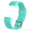 Laagste prijs 21Color Silicone Strap for Fitbit Charge2 Band Fitness Smart Armband Horloges Vervanging Sportriem Bandjes voor Fitbit Charge 2