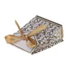 Gift Wrap 2021 1PC Golden Time Silk Ribbon Bag Paper Wedding Favor Candy Box