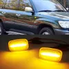 Ny 2PCS Turn Signal Lamp Dynamic LED Side Marker Fender Lights Flyter för Toyota Land Cruiser Landcruiser 70 80 100-serien