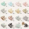 Women Fashion Acetic Acid Hair Claws Square Acrylic Clamps Geometric Multiple Colorful Hair Clips Hair Accessories