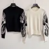 Mens Tracksuits 2021SS CC Desinger Women Sweater Sweater Hoodies White Hitert Quint Quality Blend Womens Womens W9C2