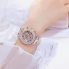 Orologi da polso da donna con diamanti pieni Marche di orologi da donna alla moda al quarzo oro da donna resistenti all'acqua Orologi da polso da donna selvaggi2949