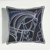 Housse de coussin de canapé d'hôtel européen taie d'oreiller d'impression double face en velours Ultra-doux écologique de haute précision