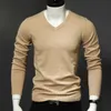 Men's Hoodies & Sweatshirts Knitted Shirt with Cleavage Off for a Sweater, Casual Business, Autumn, Winter Clothes of Great Dimensions. 41a0