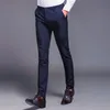 Classic Men's Trousers Male High Quality Social Straight Summer Formal Office Stretch No Iron Business Casual Dress Black Pants 210518