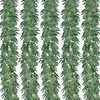 Decorative Flowers & Wreaths 3pcs Artificial Eucalyptus And Willow Vines Faux Garland Ivy For Wedding Backdrop Arch Wall Decor Table Runner
