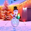 Noel Kardan Adam Şişme Model Navidad Gece Lambası Natal Bebek Ev Dekor için Adornos De Navidad Dekorasyon 211018