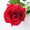 Konstgjorda blommor falsk ros singel realistisk touch fuktgivande rosor bröllop valentin dag födelsedagsfest hem dekoration wvdf