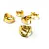 Alfabet 26 A-Z Engelska Initial Ring Silver Guld Öppna Band Ringar Retro Brev Kvinnor Mode Smycken Will och Sandy Gift