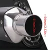 Motorcykelavgassystem Pipe ljuddämpare 38-51mm Allmänt kort modifierade tillbehör