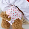 Vêtements d'été pour animaux de compagnie, en coton, confortable, pour petits chiens, jupe Chihuahua, chiot, chat, robes de mariée, costume doux pour animaux de compagnie