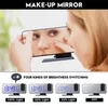 USA USB USB LED Specchio Specchio Radio Sveglia digitale Blu A17 A25