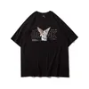 Mens Oversize Harajuku T-tröja Män Kvinnor Streetwear Gud av kärlek Tryckt Tshirt Kortärmad Sommar T-shirt Bomull Tops Tee 210527