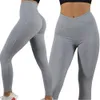 1996 Super Soft Hip Up Yoga Calças De Fitness Mulheres Scrunch Stretch Stretch Sport Calças anti-suor de cintura alta Ginásio Atlético Leggings