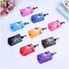 Portable Foldable Shopping Bag Eco-Friendly Butterfly Flower Reusable Durable Handbags Polyester Storage Bags SEA SHIPPING CCB9434