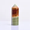 6-7cm Natural Afghan Jade Crystal Point Wand Healing Stone Crafts Gifts Mineral for Home Decoration Ornaments DIY