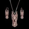 Örhängen Halsband Kvinnor Alloy Pet Dog Smycken Set Lovers 'Miniature Pinscher